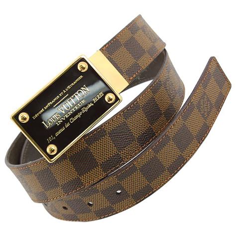 louis vuitton brown belt mens|Louis Vuitton red belt men's.